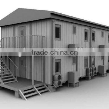 steel structure sandwich panel prefabricated movable container house with B.V.&ISO certificate for office/living