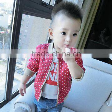 Print Kid Boy Clothing Korea Style Frock Designs Children's Coat For Wholesale