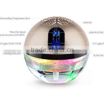 water washing cleaner purifier revitalisor globe design KJ-167 ventilador electrico automatico air freshener purificador de aire