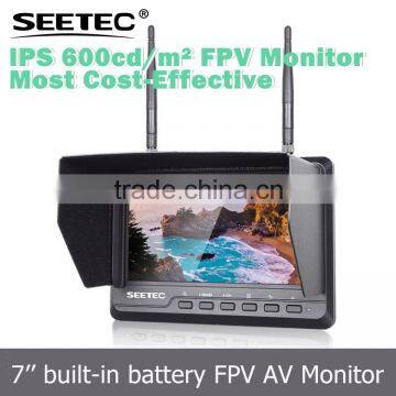 7 inch tft lcd video high sensitivity diversity receivers display ips panel anti-glare screen fpv gimbal