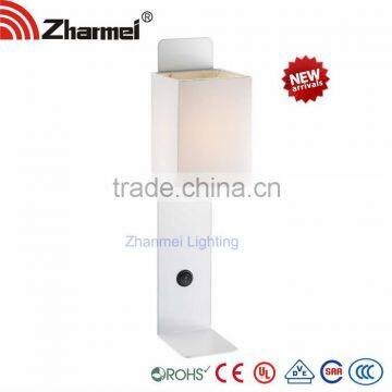 Two Switch and USB Charger Modern Wall Lamp,bedside Lamp photo-3