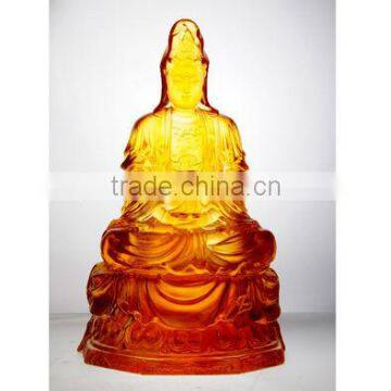 amber buddha/goddess of mercy buddha