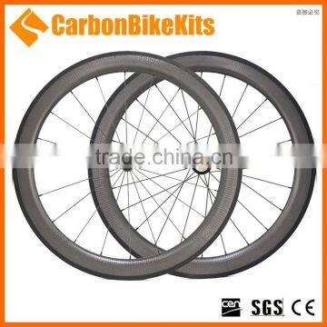 CarbonBikeKits High quality Alloy brake surface 58mm carbon clincher wheels SR58C-D