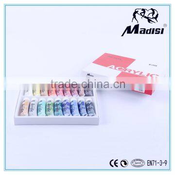 18 colors acrylic painting set