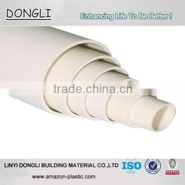 PVC-U waste water pipe 160mm 200mm underground plastic drain-pipe