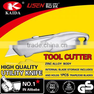 2pcs Trapezoid blade Zinc alloy Handle Utility Cutter hot knife