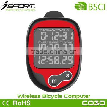 Waterproof Electric Exercise Bike Computer with Sustaining Backlight