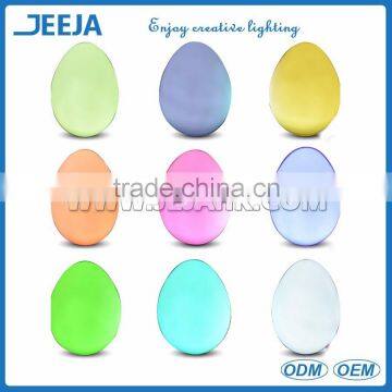 RGB party decoration led egg light plastic outlook for centerpieces