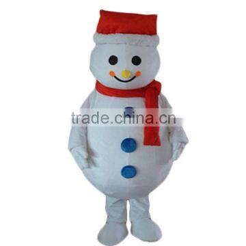 HI CE wholesale high quality lovely christmas snowman mascot costume for sale