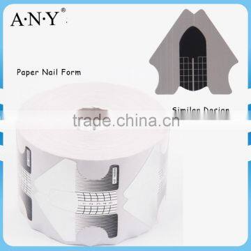 ANY Nail Art Salon Using Acrylic UV Gel Extension Nails Shaper Paper Nail Form Oval Nails