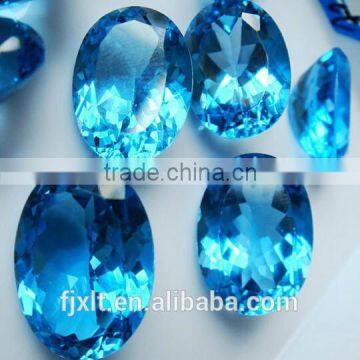 12*16mm oval cut gemstone topaz price