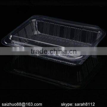 large size disposable plastic folding fruit container