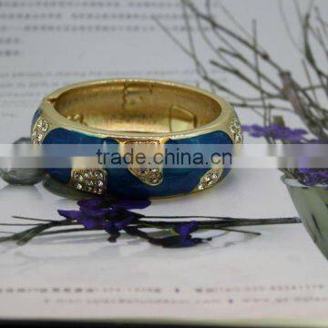 ZB006 steel multi- colors latest gold bangles