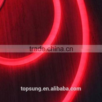 Hot sale red round neon flex 100 led 12v