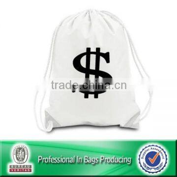 Custom Cheap Cotton Drawstring Backpack Bag