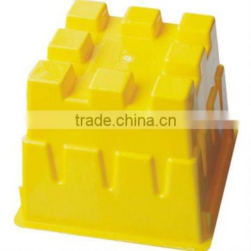 15*11.5*12.5CM Top Quality Plastic Castle Mould Toys with Promotions