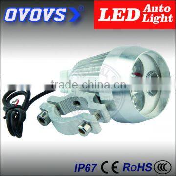 Guangzhou factory 12v 15w motorcycle flashing/strong light led headlight with c-ree chip for auto parts                        
                                                Quality Choice