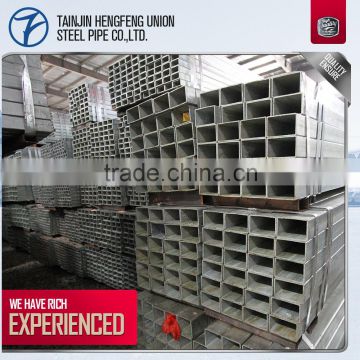 pre galvanized welded square steel tube