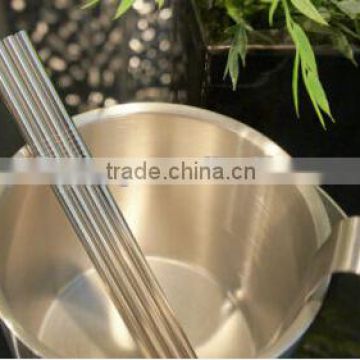 8mm straight cut straight stainless steel straw