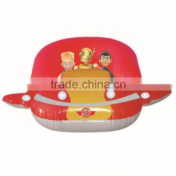 high quality inflatable cartoon sofa for kids,portable inflatable sofa chair