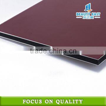 interior metal building material pe acp panel