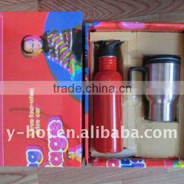 Fashional Stainless Steel Termos Mug Travel Mug Gift Set