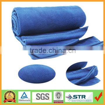 Alibaba Home Blue Anti-pilling Fleece Couch Blanket