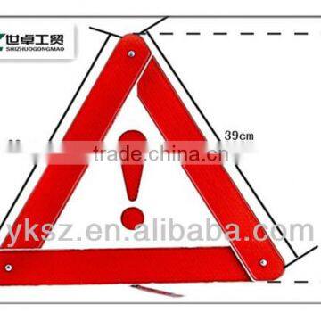 Triangle warning Roadway safety product