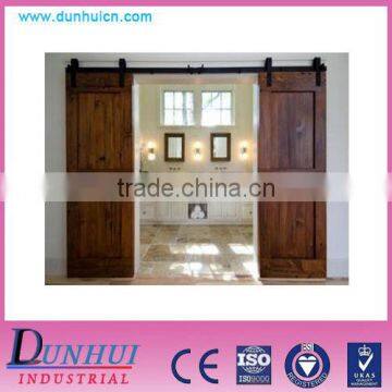High Quality Interior or Exterior Sliding Barn Door Hardware photo-3
