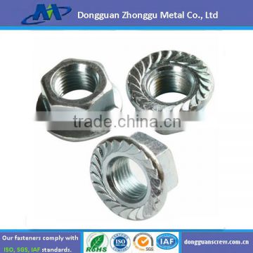 m6 knurl flange nut