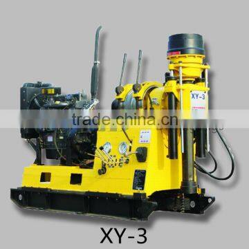 XY-3 portable water well drilling rig mounted on truck