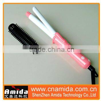 Mini Hair Curler Iron with Brush, Cheap Curling Iron, usb hair iron