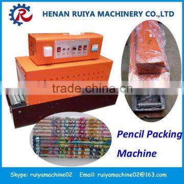 Good Feedback paper pencil shrink packaging machine | paper pencil packing machine