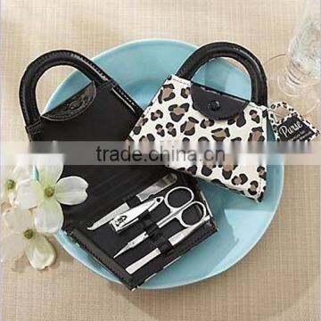 Cheetah Purse Manicure Set