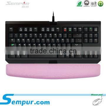 Gel Keyboard Wrist Rest with anti- skid base and cloth surface