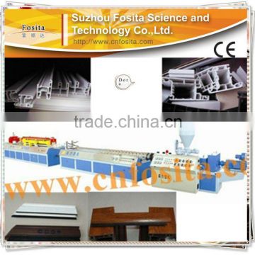 PVC profile extrusion machine twin screw extruder