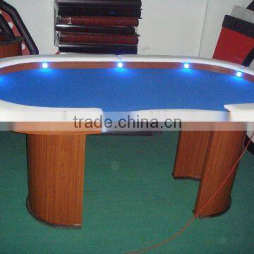 84 INCH Casino Professional Oval Poker Table with Folding Legs