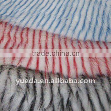 Jacquard plush fabric