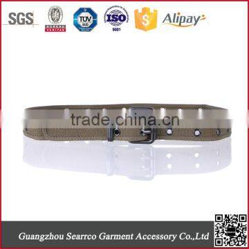2015 Fashion Design More Buttonhole Canvas Belt photo-2