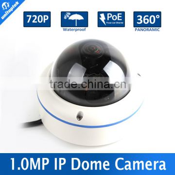 H.264 720P Panoramic IR-cut Support Mobile View 180 Degree Fisheye Dome IP Camera Outdoor With POE                        
                                                Quality Choice