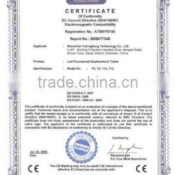 CE of Led Tube(EMC)
