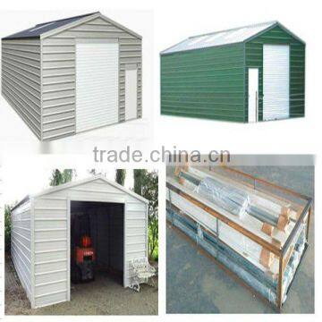 Prefabicated Steel structure car garage tools shed/chicken shed/workshop/building/building project