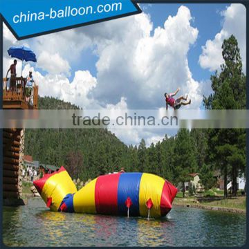 inflatable water catapult blobs jump diving tower, inflatable jumping blob