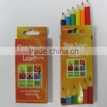 hot 6 colors pencil for promotion