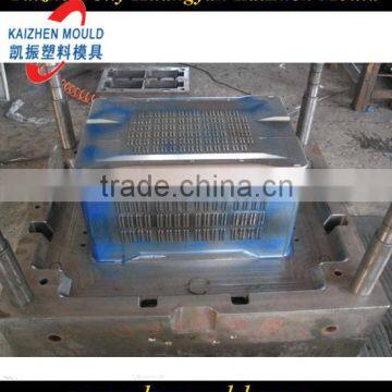 Hot runner and high polishing plastic crate mould plastic turnover box mould