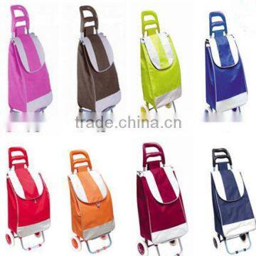 Portable folding shopping cart, shopping trolley with removable bag,shopping trolley bag with wheels