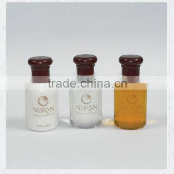 35ml/100ml PVC bottles UV printing for Hotel Cosmetics