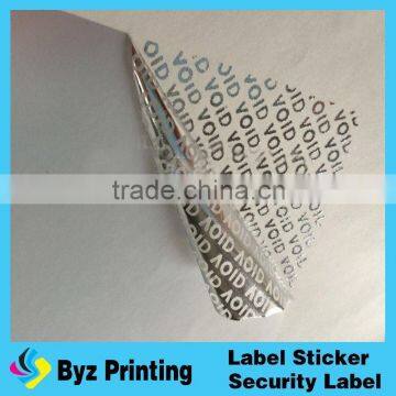 hot sale Custom scratch card stickers/scratch off sticker/security adhesive scratch off stickers in Lidun brand