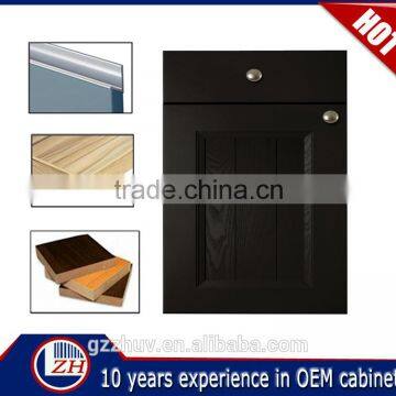 Wholesale round corner pvc kitchen cabinet door design price