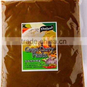 Instant Green chili Indian Curry Paste cooking food